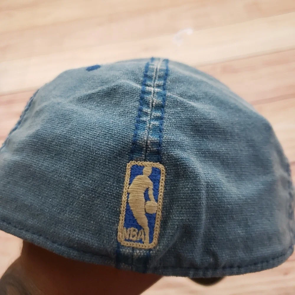 Orlando Magic Hat Cap Strap Back Blue Adjustable Men NBA Basketball Adidas Denim